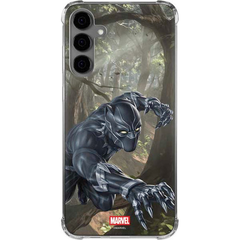 Marvel Black Panther In the Jungle Galaxy S24 Plus Clear Case